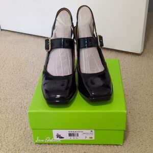 Sam Edelman Black Patent Mary Jane Heels